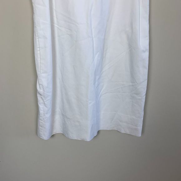 Madewell | white eyelet trim shift dress size 00 - Picture 2 of 5